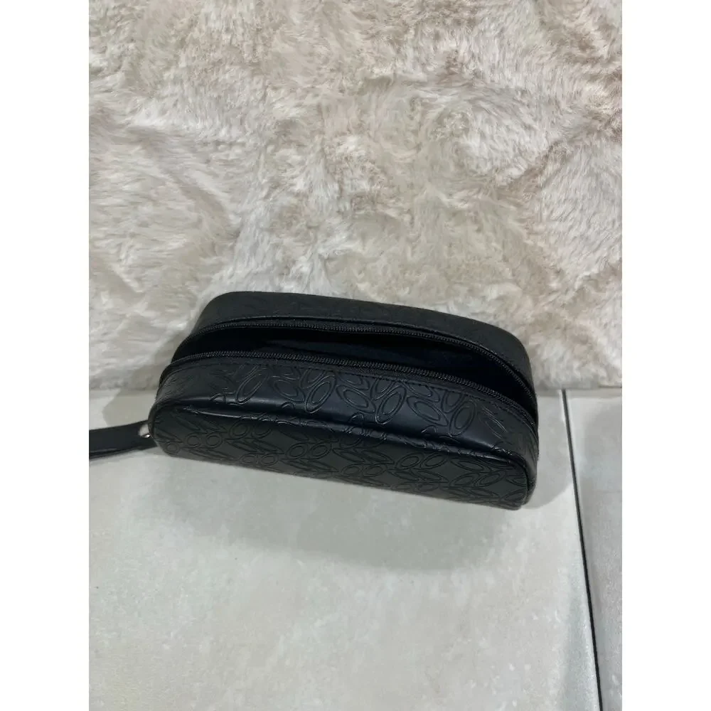 Genuine Oakley Black Zip Sunglasses Case Hard Shell Travel Protective EUC